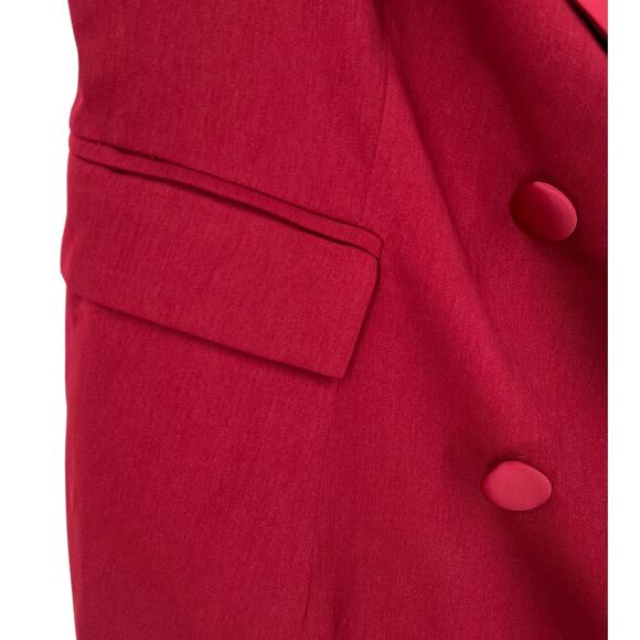 City Chic dress off shoulder Tux Mini red size XL 22 - Picture 6 of 10